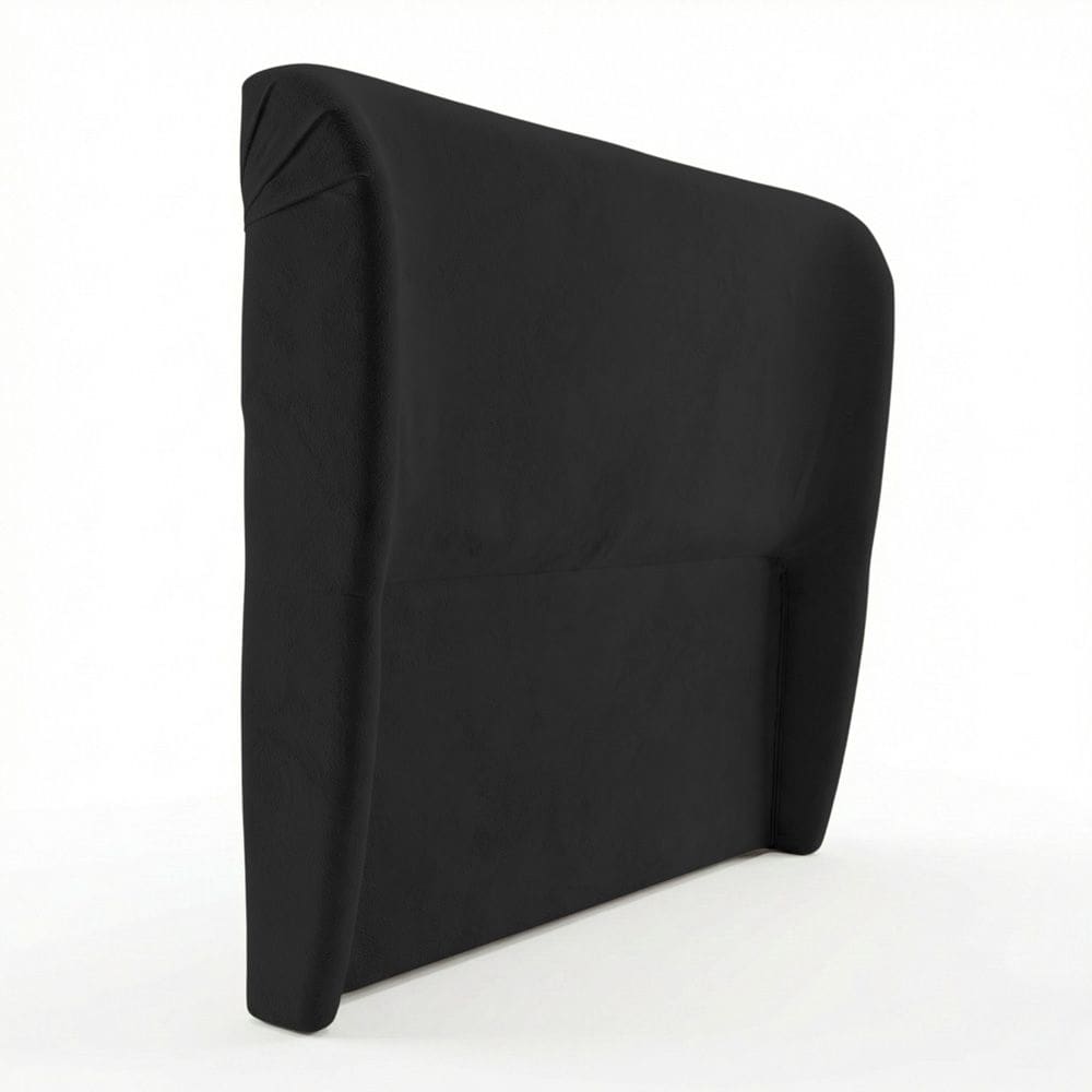 Cabeceira Para Cama Box King Size Liah 195cm Bouclê Preto - Abmaza