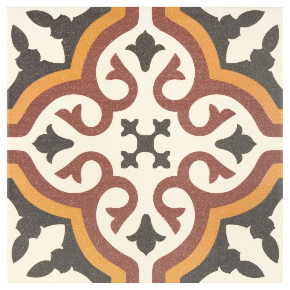 Pastilha de Porcelana 20x20cm Victoria Gotic Glass Mosaic