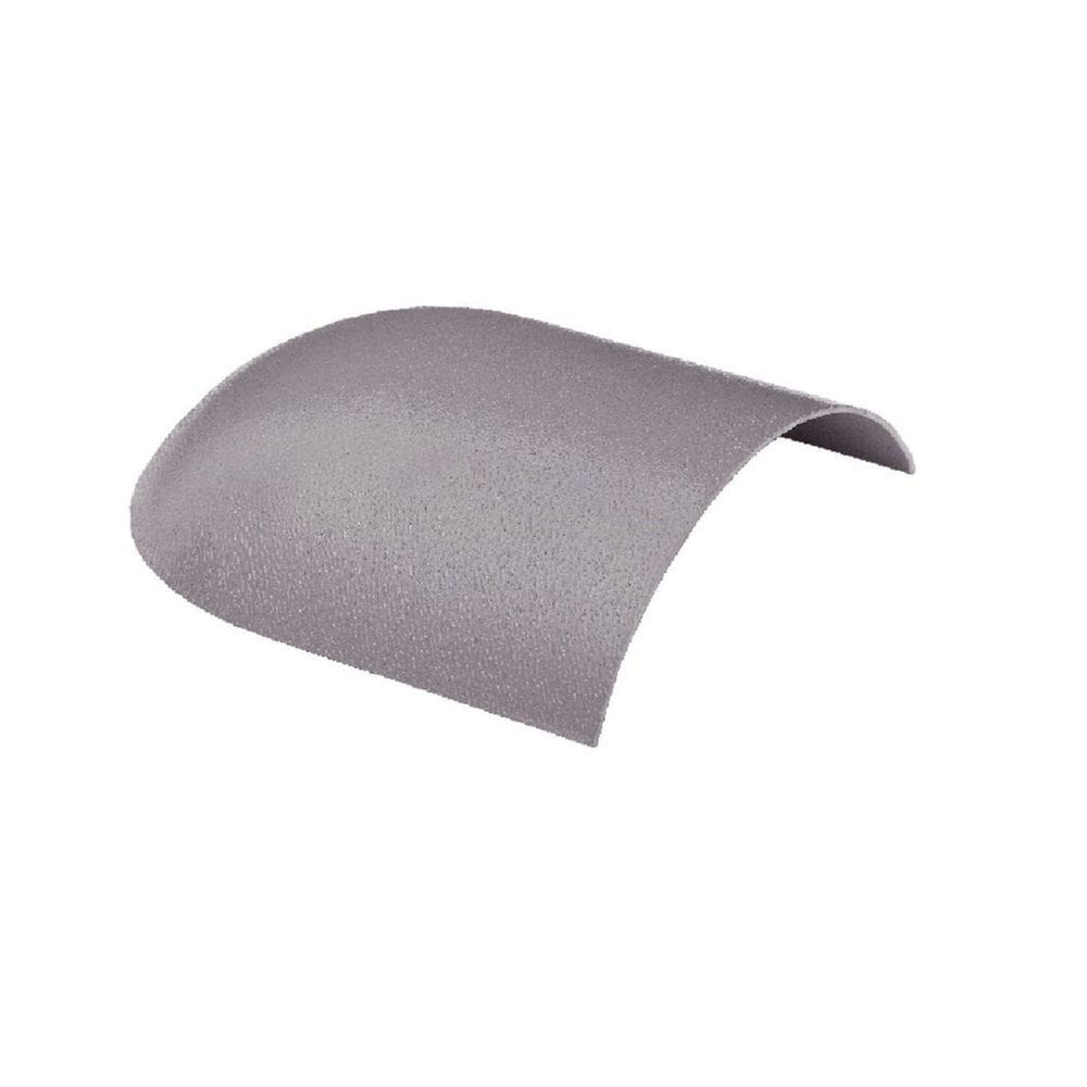 Fechamento de Cumeeira Pvc Plan 12cm Lux Telhas Cinza