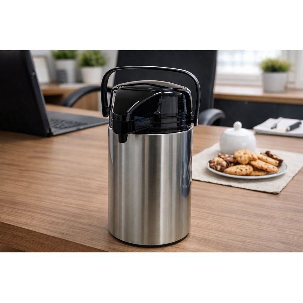 Garrafa Térmica Café Chá Grande com Alça 1,9 Litro - Inox