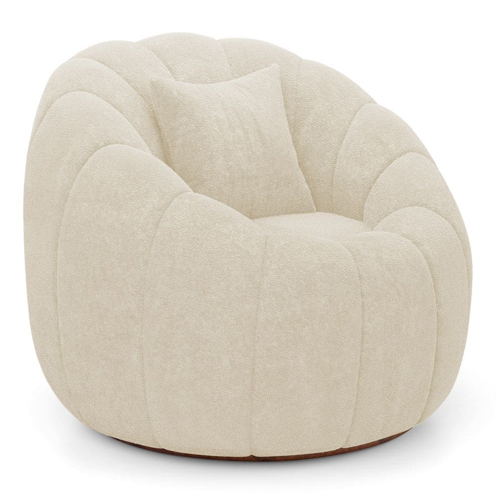 MP - Poltrona Decorativa Estilo Concha Abo bo