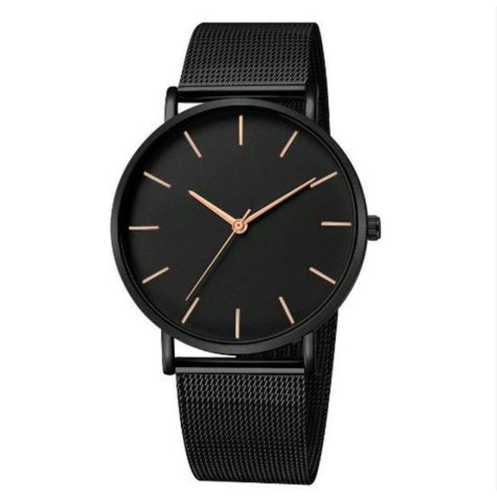 Relógio Masculino Black Fine Design Quartz