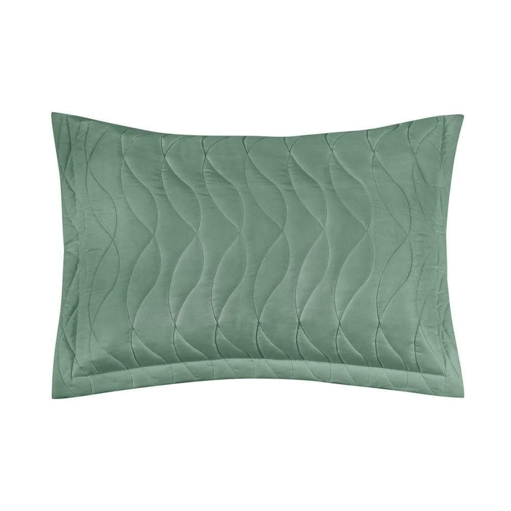 Porta Travesseiro Altenburg Toque Acetinado 50cm X 70cm - Verde Granito