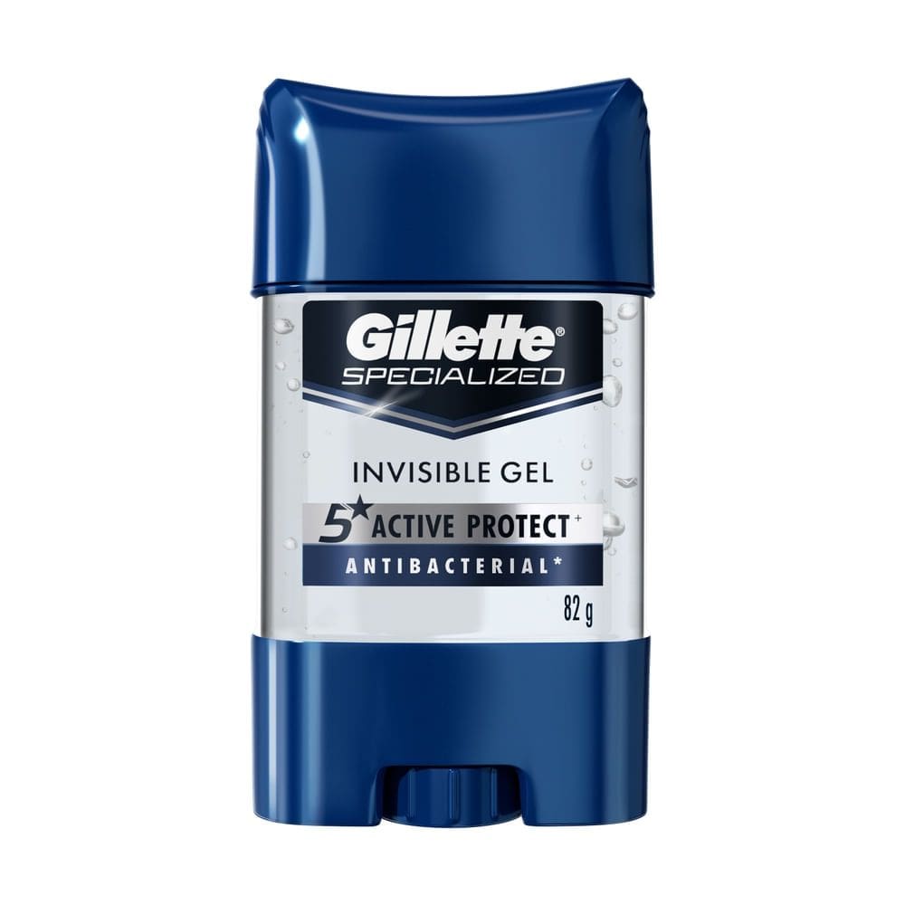 Desodorante Gel Gillette Specialized Antibacterial 82g