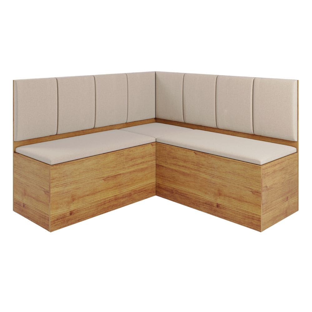 Canto Alemão com Baú Linho Liebe Viero