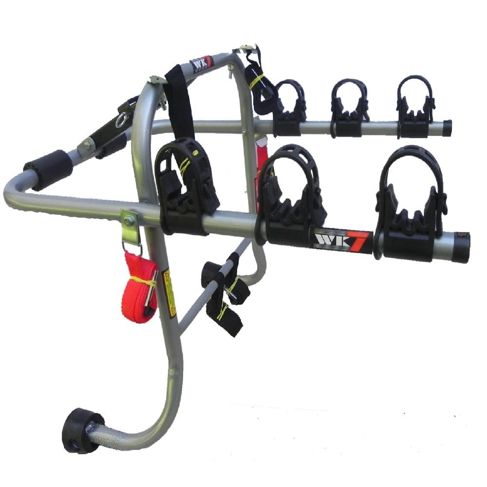 Suporte 3 Bicicletas porta Mala Transbike  mais garrafa