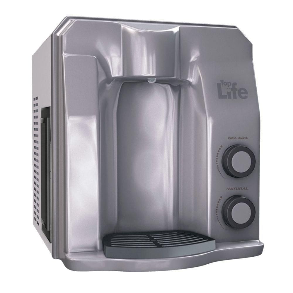 Purificador Super Água Alcalina Ionizada Gelada Ph 9,5 Redox/pral Negativo Flex He Prata Top Life 110V