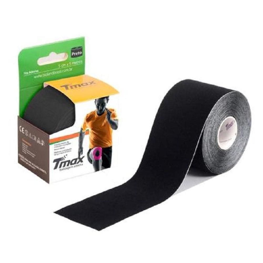Bandagem Elastica Adesiva Preto Tmax