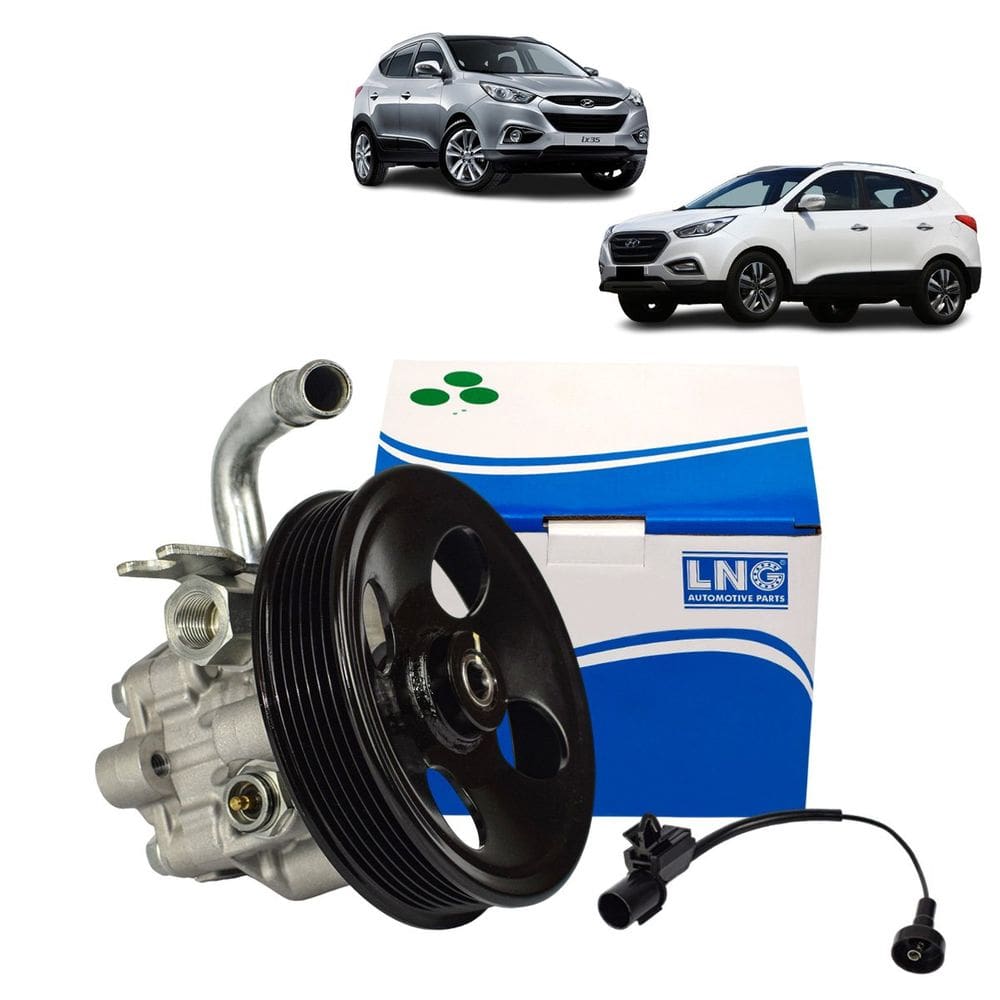 Bomba De Oleo Hd Nova Hyundai Ix35 2010... Em Diante- Com Sensor Ld - Com Polia 6 Pk - Cano P Frente