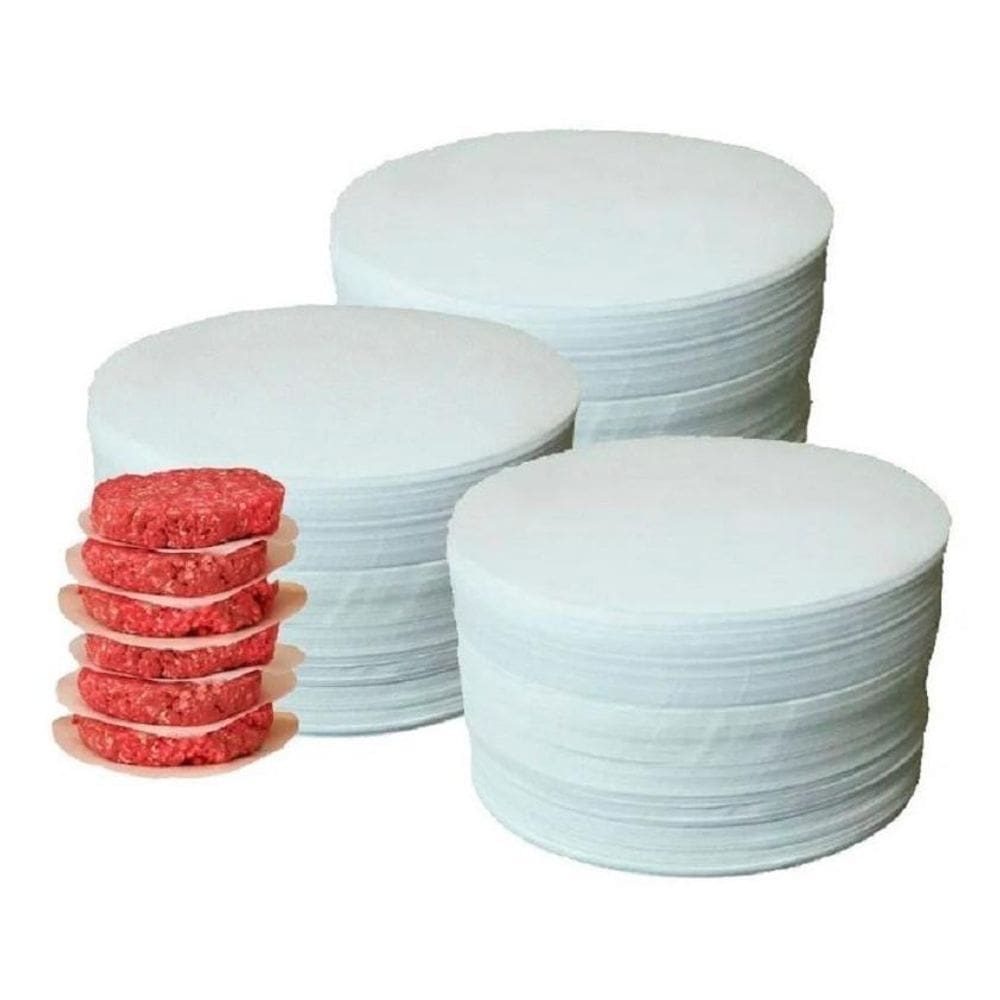 Papel Hambúrguer Redondo 11,2 Cm Kit 5Kg  6000 Un Aprox