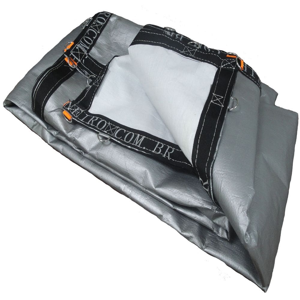 Lona Loneiro 500 Micras PPPE 5x5m Branca/Prata