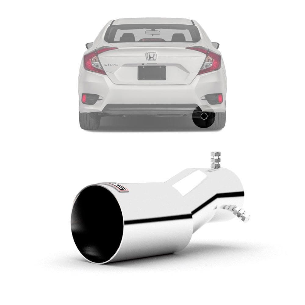 Ponteira De Escapamento Esportivo Honda Civic 2017 2019 Inox
