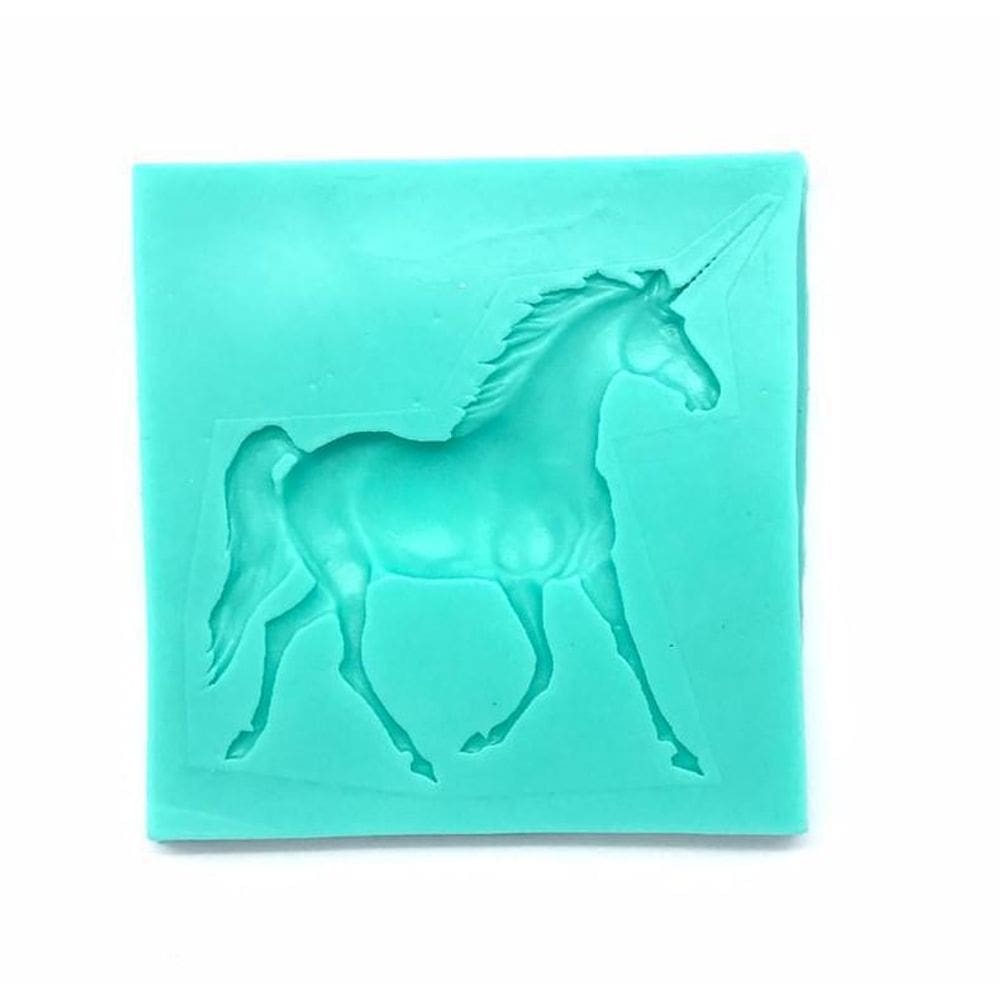 Molde De Silicone - Unicórnio - 5,5Cm