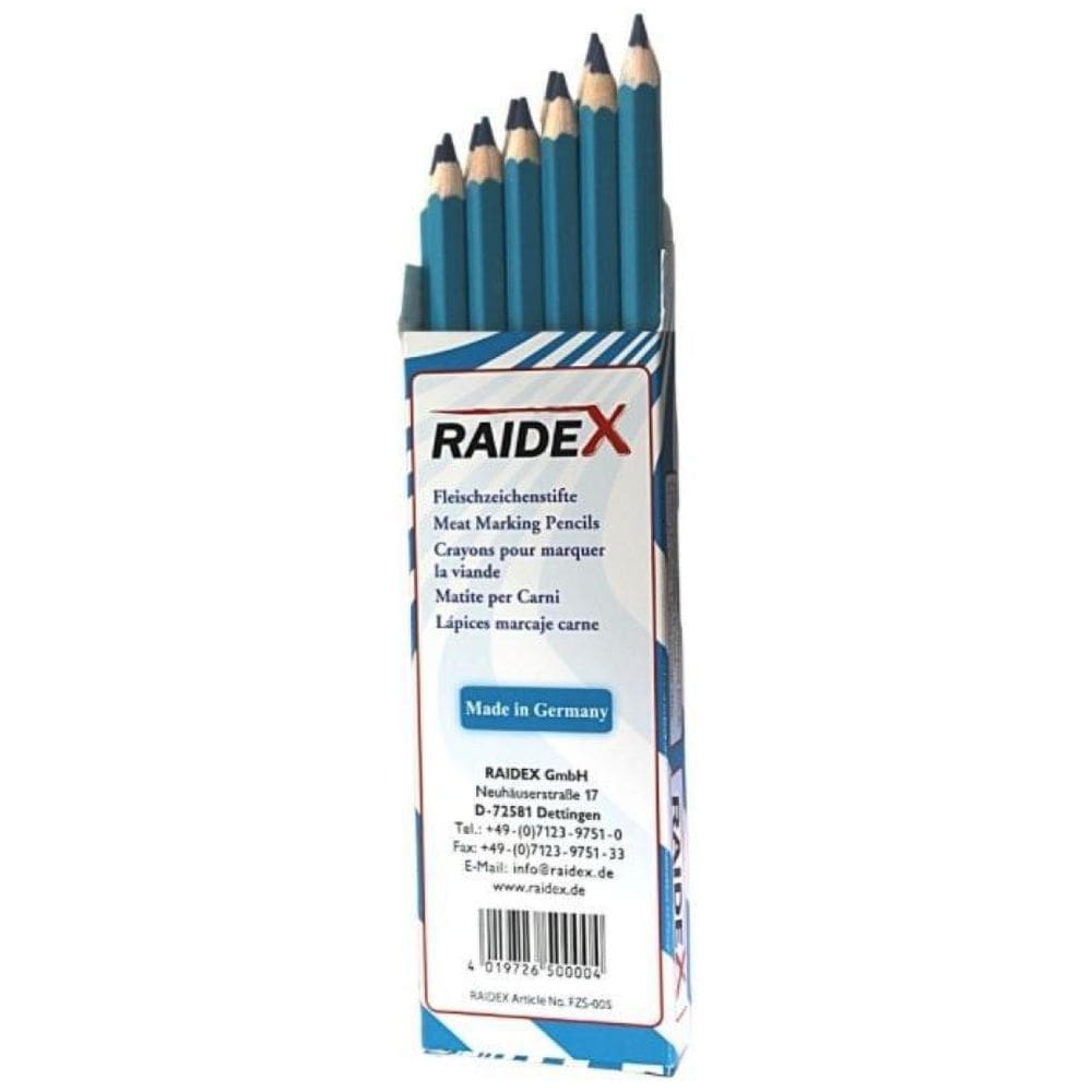 Lápis Raidex Para Marcar Carne Azul - 1 Unidade