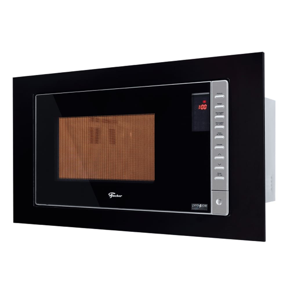 Micro-ondas de Embutir Fischer 25 Litros Fit Line Preto