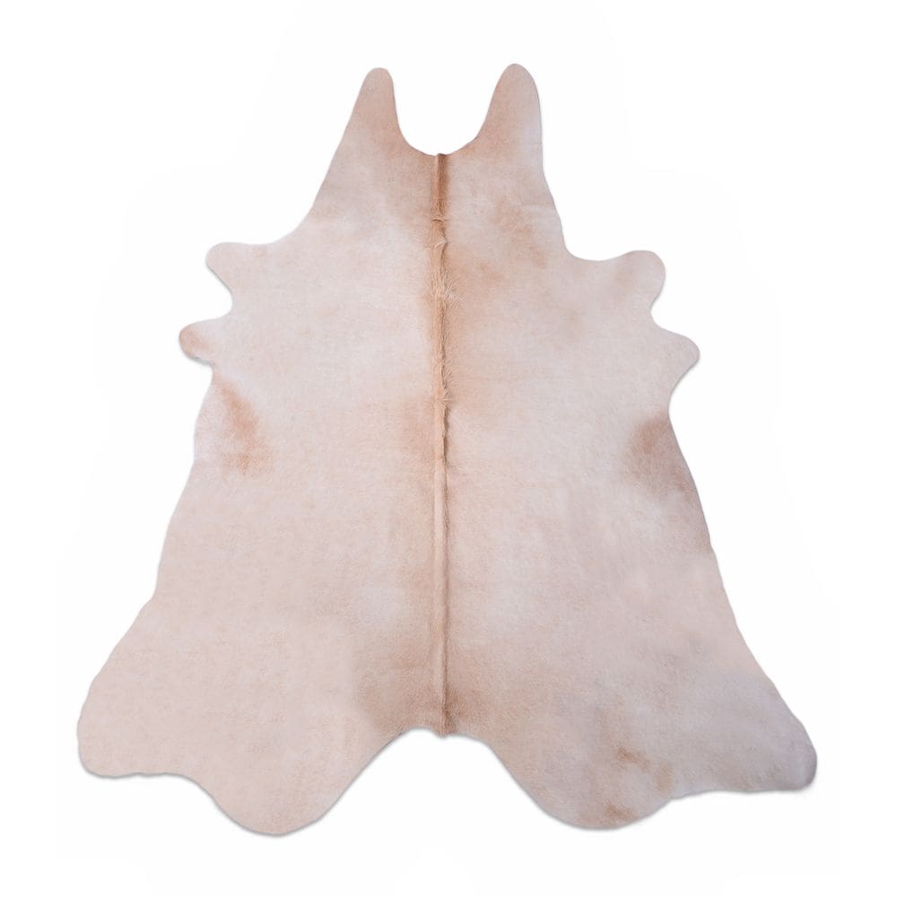 Tapete Pele Couro de Boi Natural - Bege