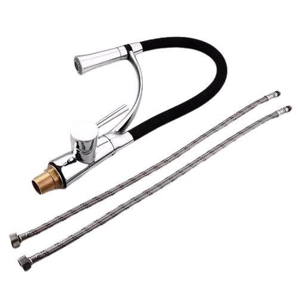 Torneira Gourmet Cozinha Ducha Spray Preta F