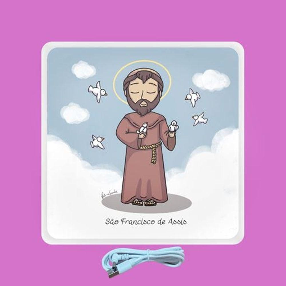 Mini Luminária Box São Francisco Usb