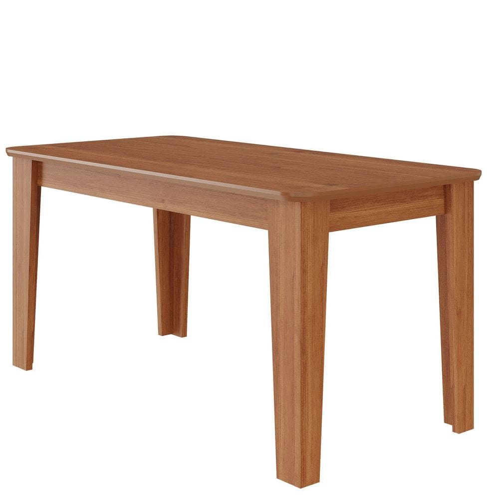 Mesa para Sala de Jantar Estela 1,60 S/ Vidro Cinamomo