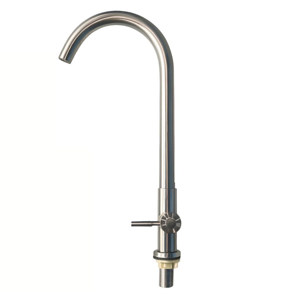 Torneira Gourmet em Aço Inox 37cm Domum Tall com Núcleo em Cobre Escovada