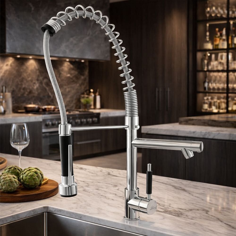 Misturador Monocomando Cozinha 45cm Gourmet Cromado