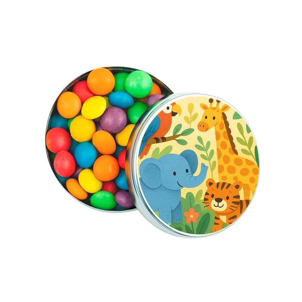 Kit 30 Latinhas Lembrancinhas Animais Exóticos