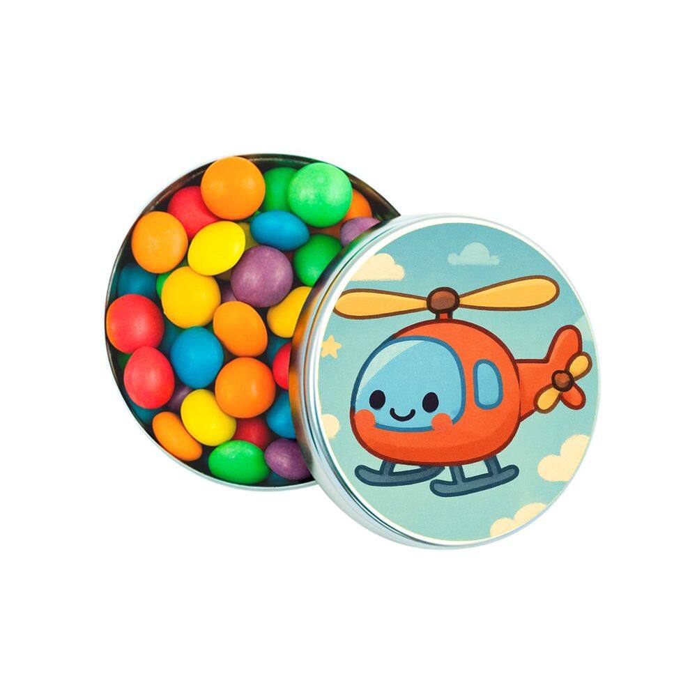 Kit 30 Latinhas Lembrancinhas Helicóptero