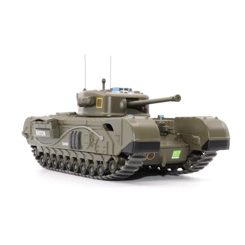 Tanque de infantaria Diecast Military Model Motor City Classics Mk. IV Churchill Mk. VII Escala 1:43