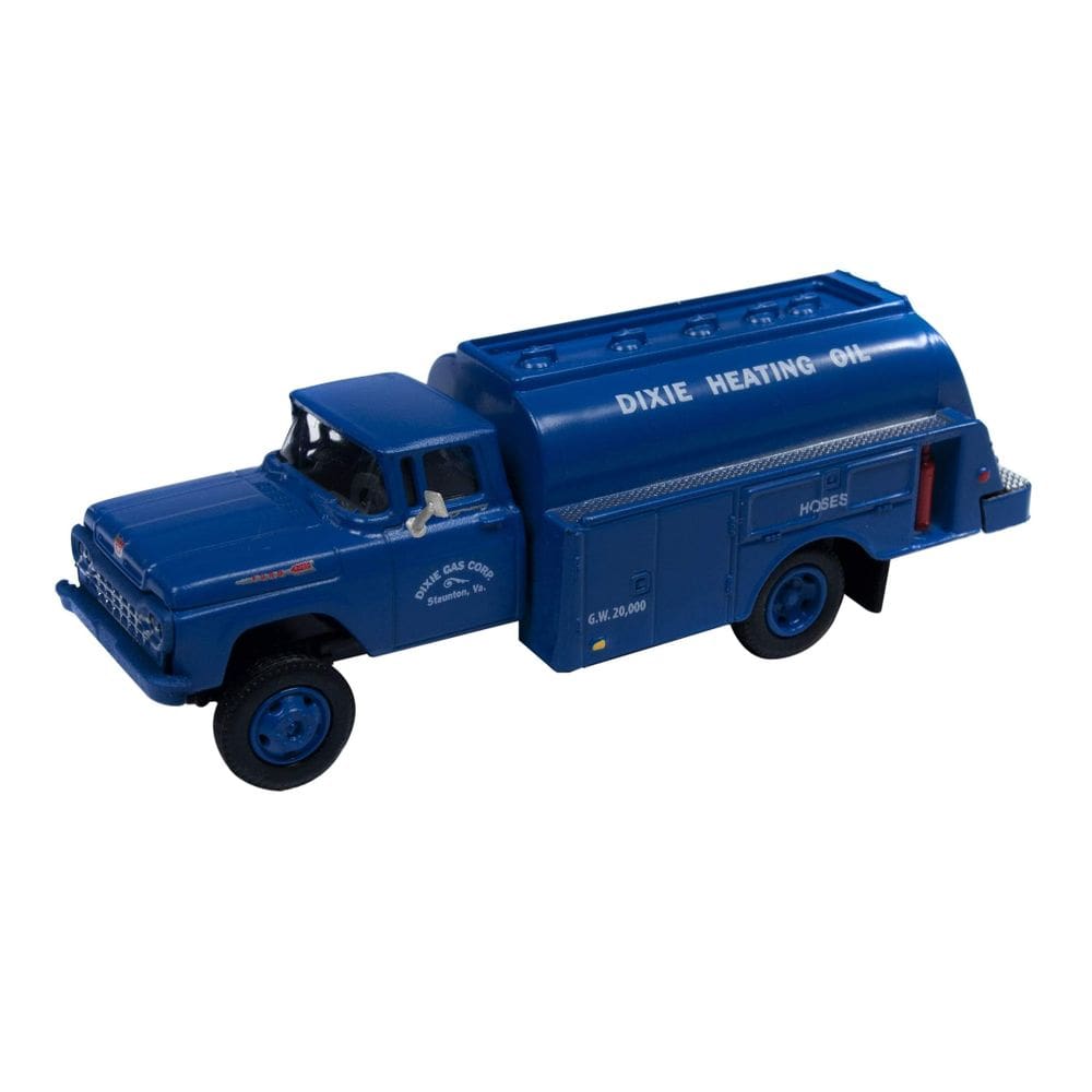 Caminhão-tanque Classic Metal Works 1960 azul modelo em escala 1/87