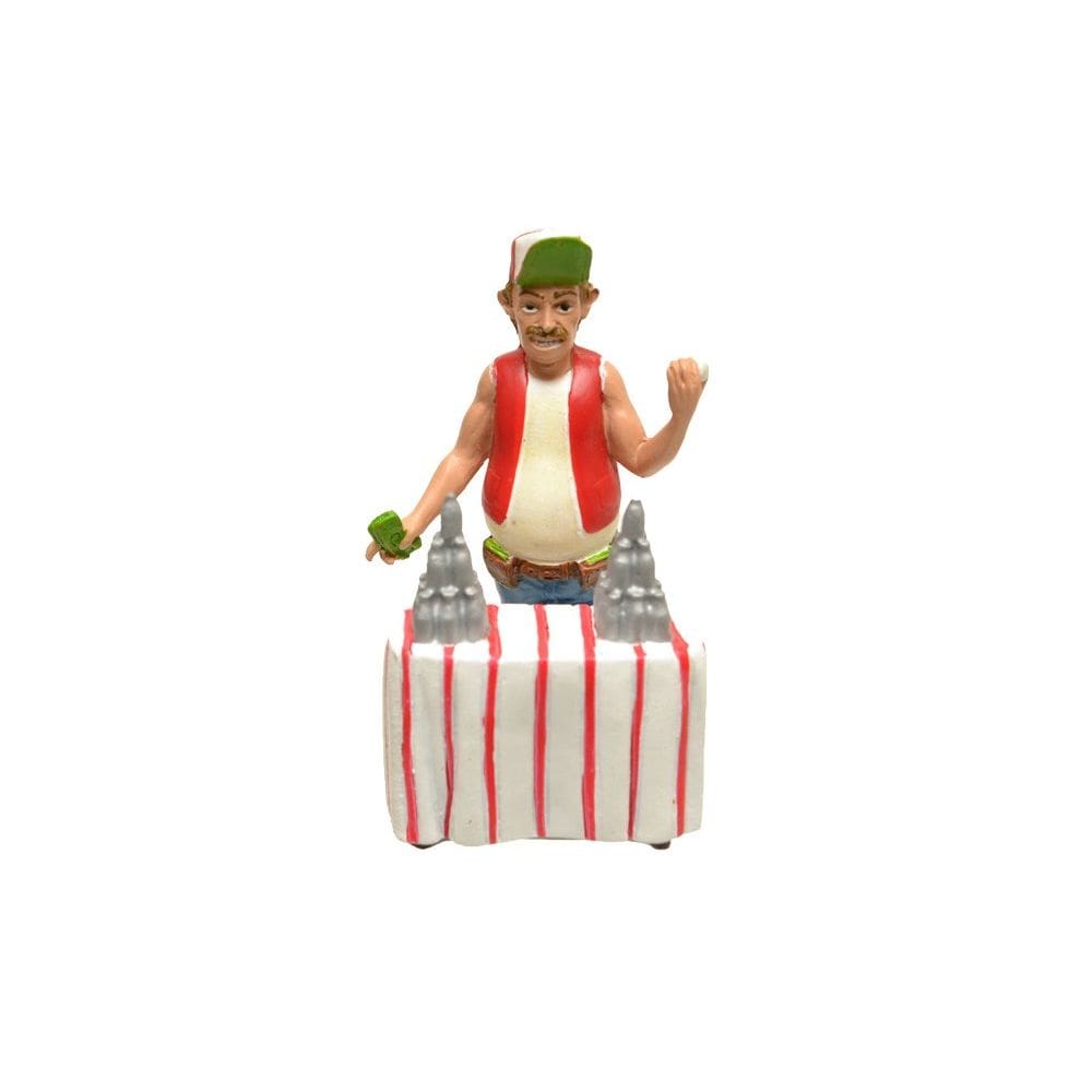 Figura American Diorama Carnie Barney Trailer Park com 10 cm de altura