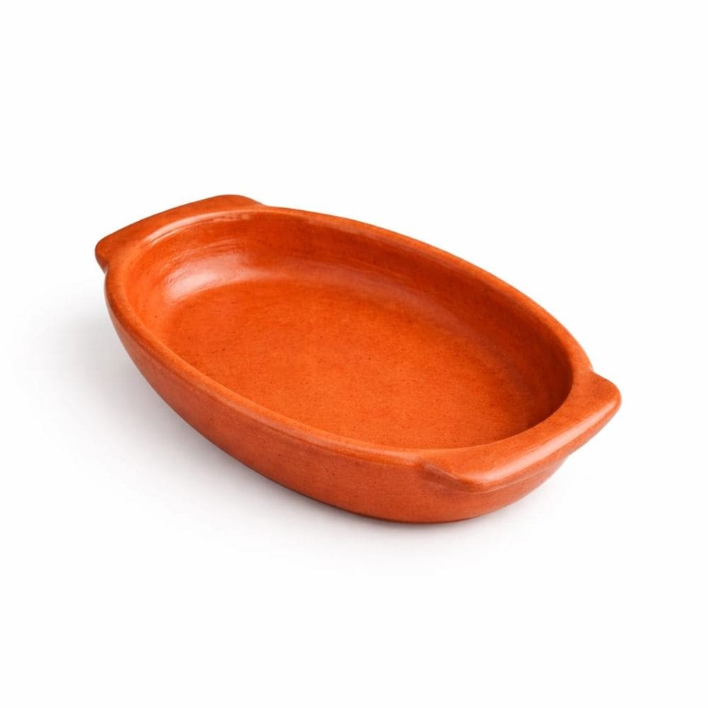 Travessa De Cerâmica Para Servir Petiscos Assadeira Barro