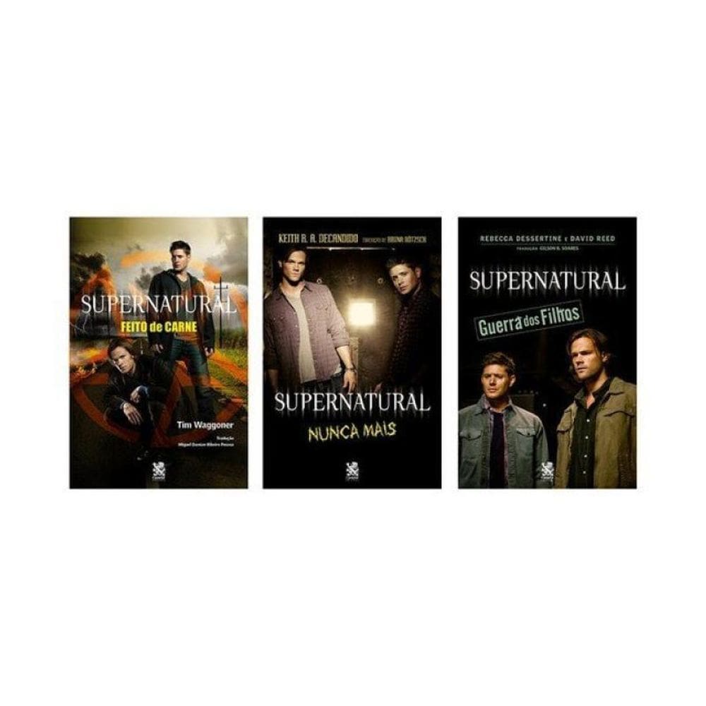 Coleção Supernatural - Kit Com 3 Livros