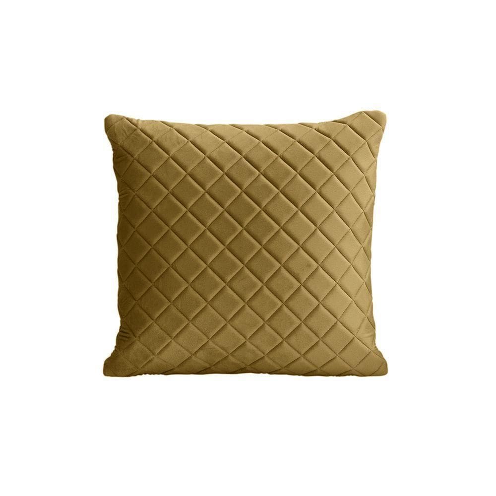 Almofadas Tressê Decorativas 40x40cm Veludo - Nexta Casa Cor Amarelo