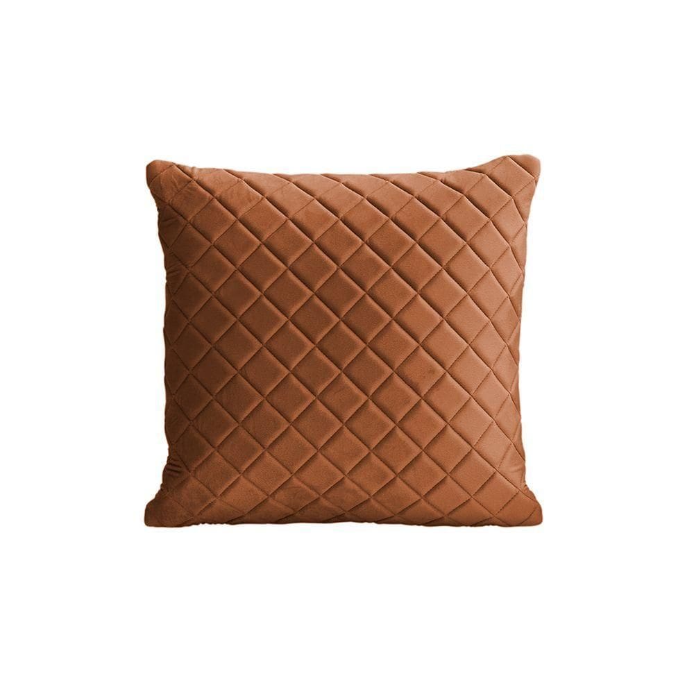 Almofadas Tressê Decorativas 40x40cm Veludo - Nexta Casa Cor Terracota