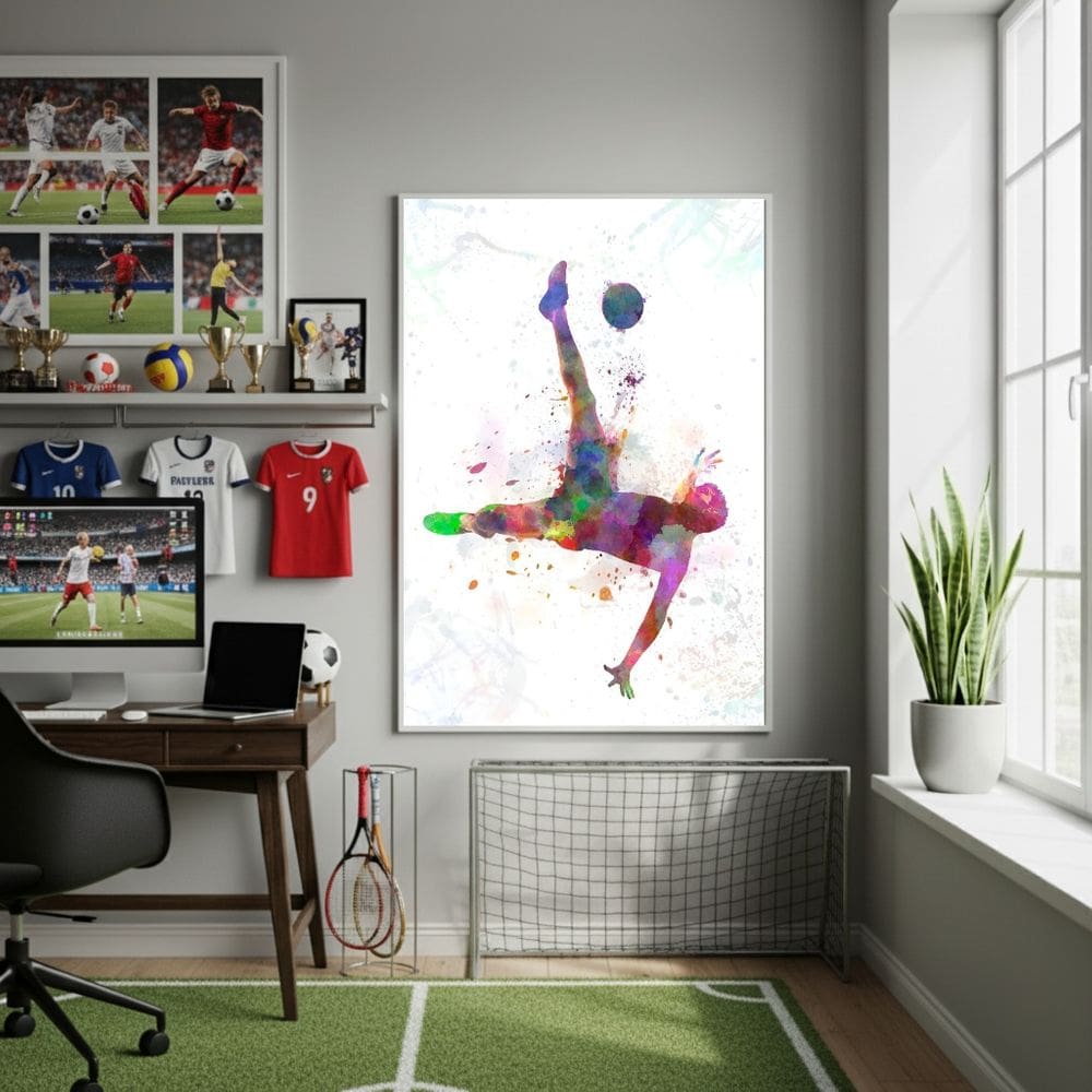 Quadro Decorativo Chute De Bicicleta-70x50cm