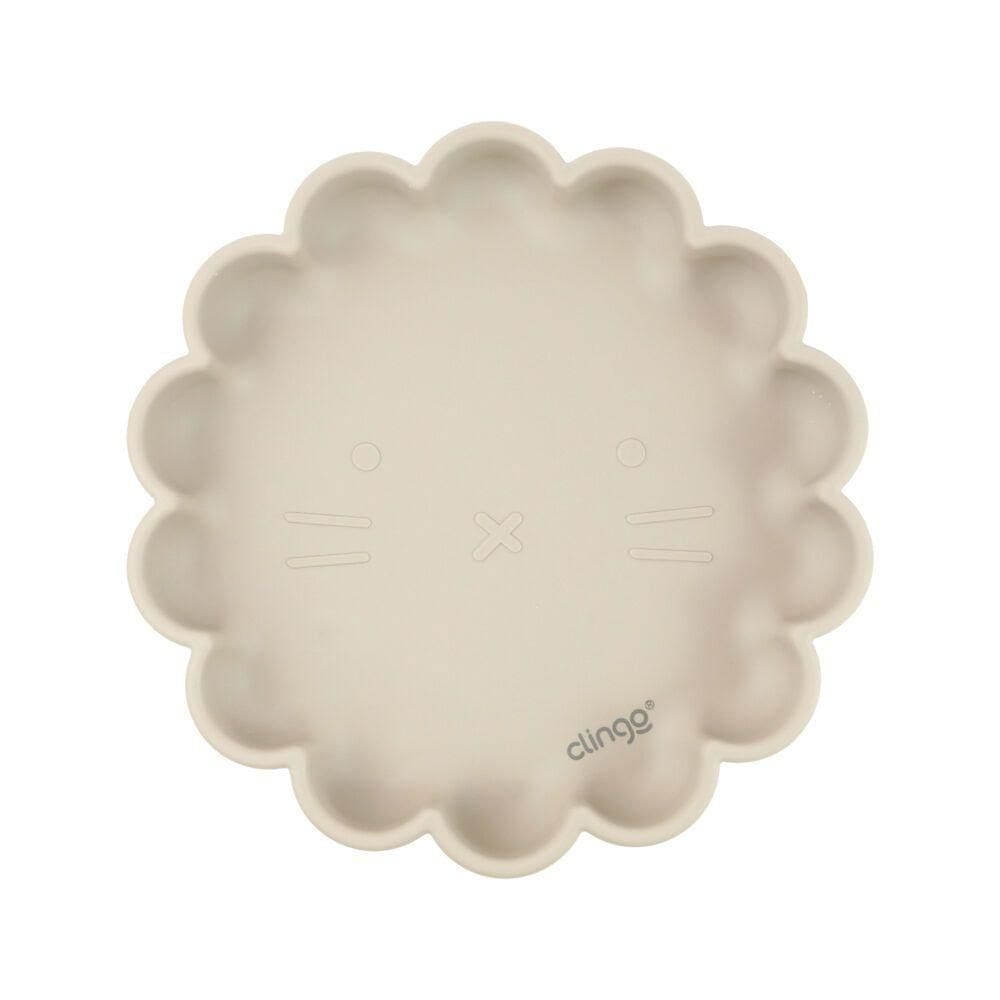 Prato De Silicone Leão Fendi Com Ventosa E Design Seguro