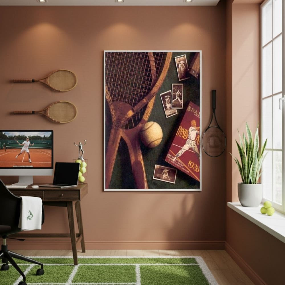 Quadro Decorativo Tênis Vintage-70x50cm Mold Branca