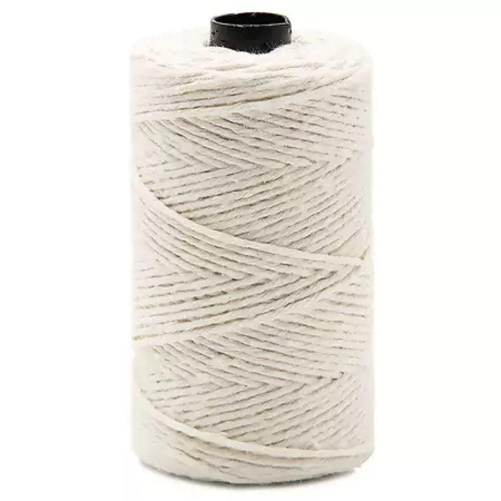 Barbante Escolar Cru 6 Fios Rolo com 100GR 101M - EuroRoma