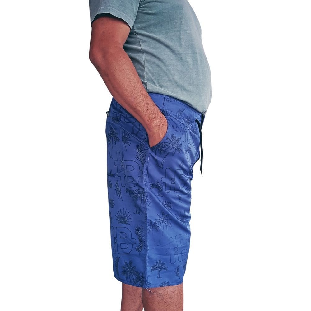 Bermuda Masculina em Poliéster Leve e Confortável - Secagem Rápida Ideal para Dia a Dia, Praia e Lazer