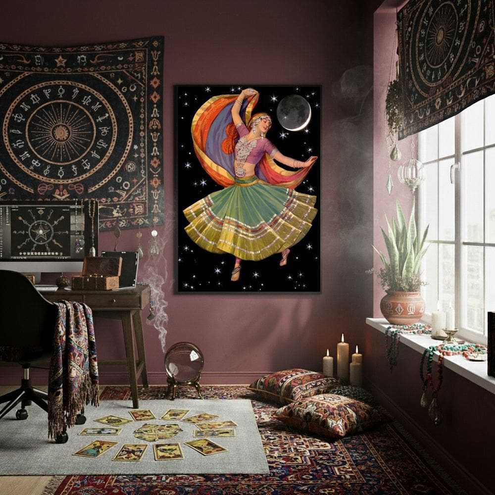 Quadro Decorativo Entidade Cigana - 70x50cm