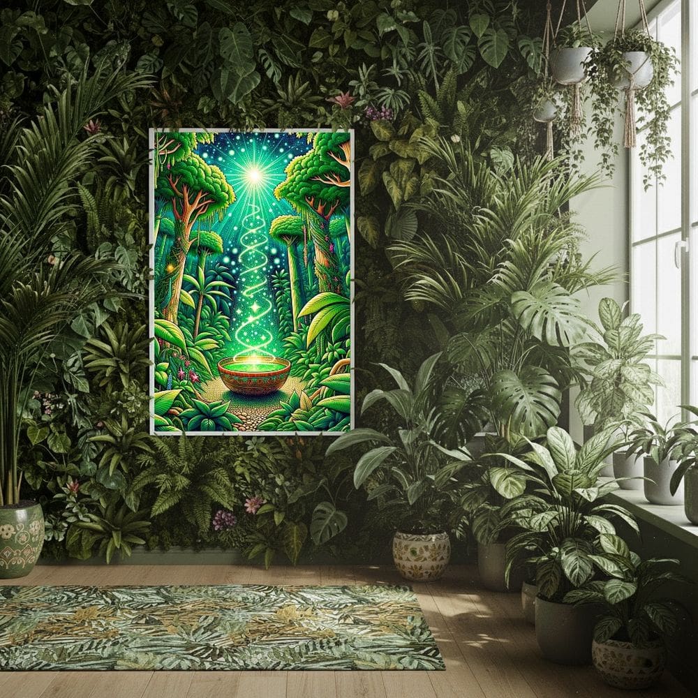 Quadro Decorativo Ayhuasca - 70x50cm