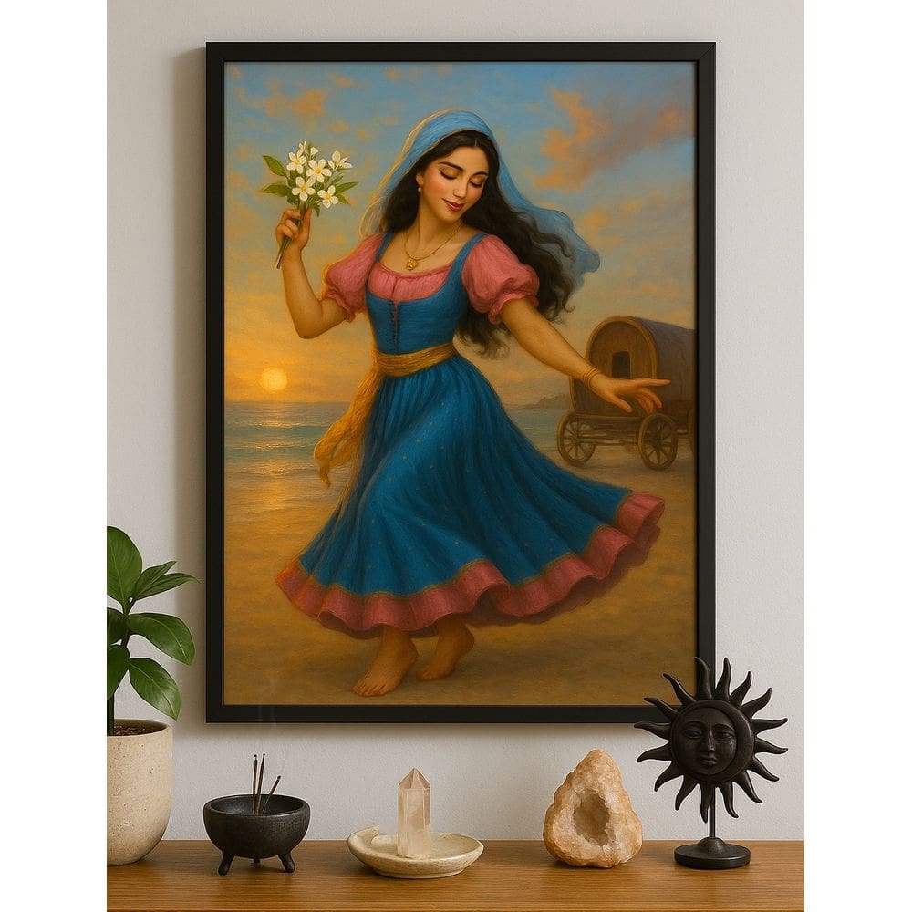 Quadro Decorativo Cigana Yasmin 33x24cm