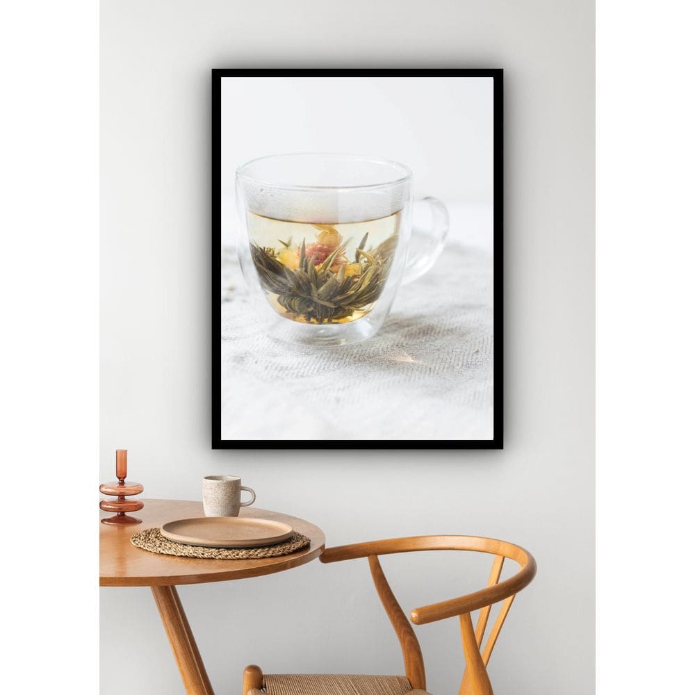 Quadro Decorativo Xícara De Chá  - 70x50cm