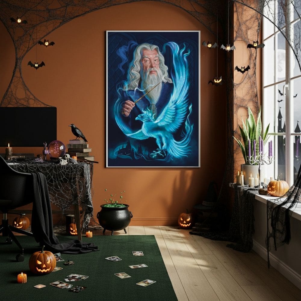 Quadro Decorativo Dumbledore de Harry Potter - 70x50cm