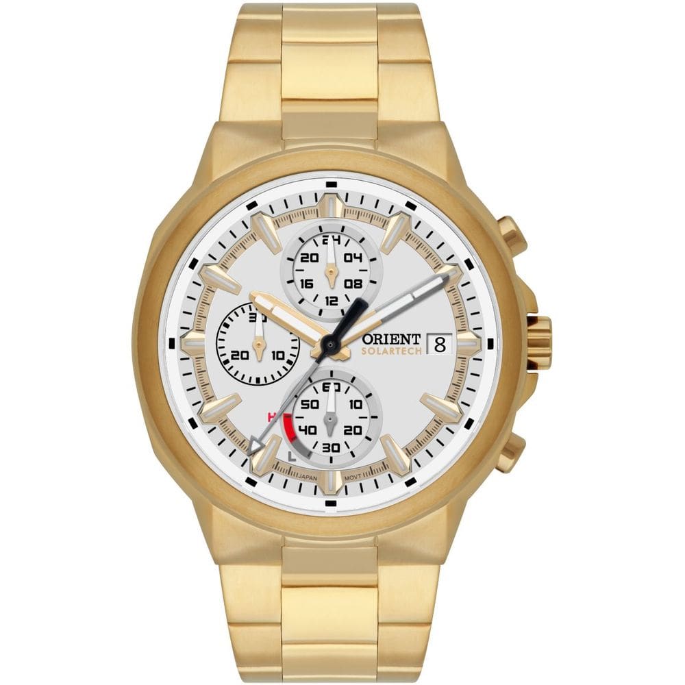 Relógio Orient Masculino Neosports Dourado Mgssc069 S1kx
