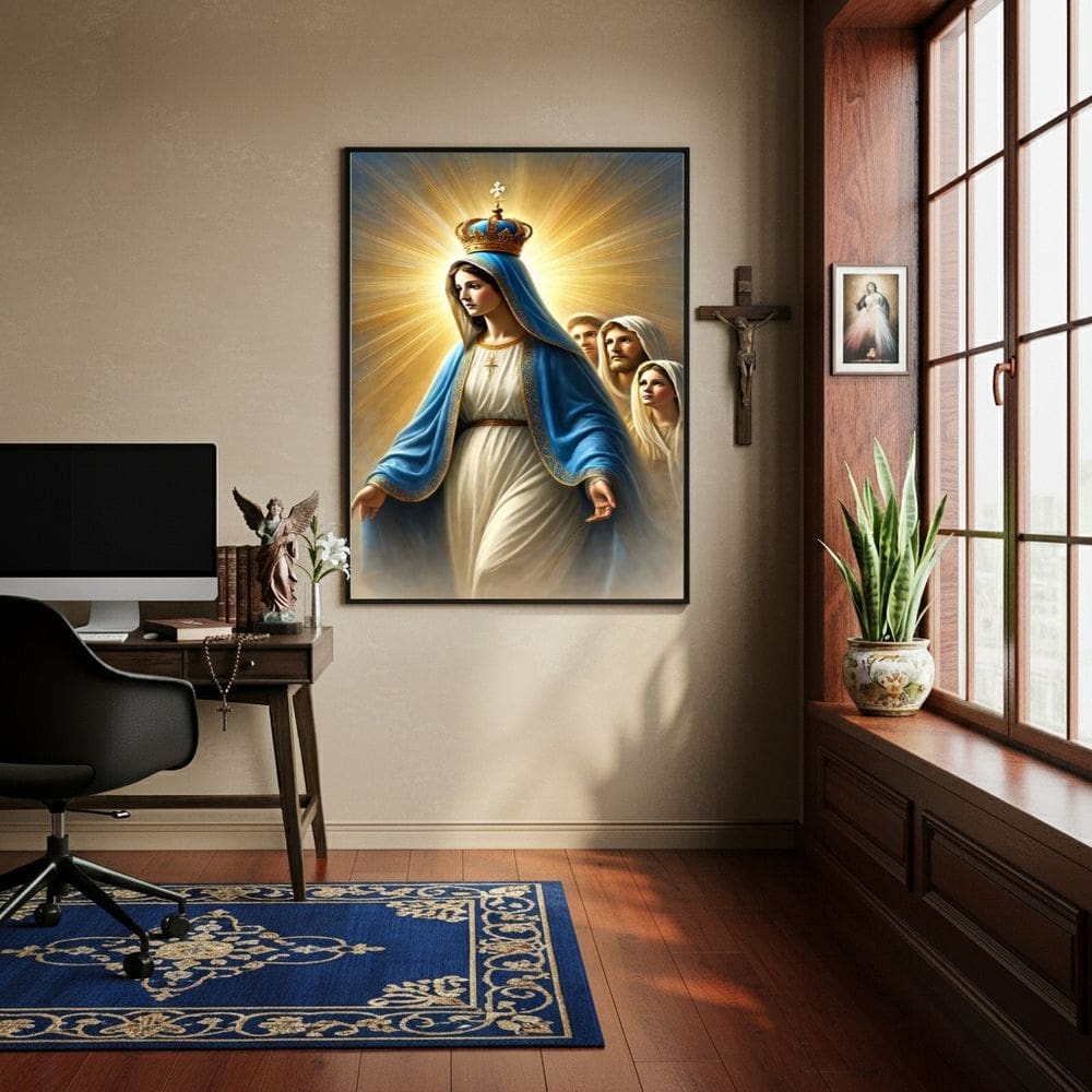 Quadro Decorativo Maria Passa Na Frente  - 70x50cm