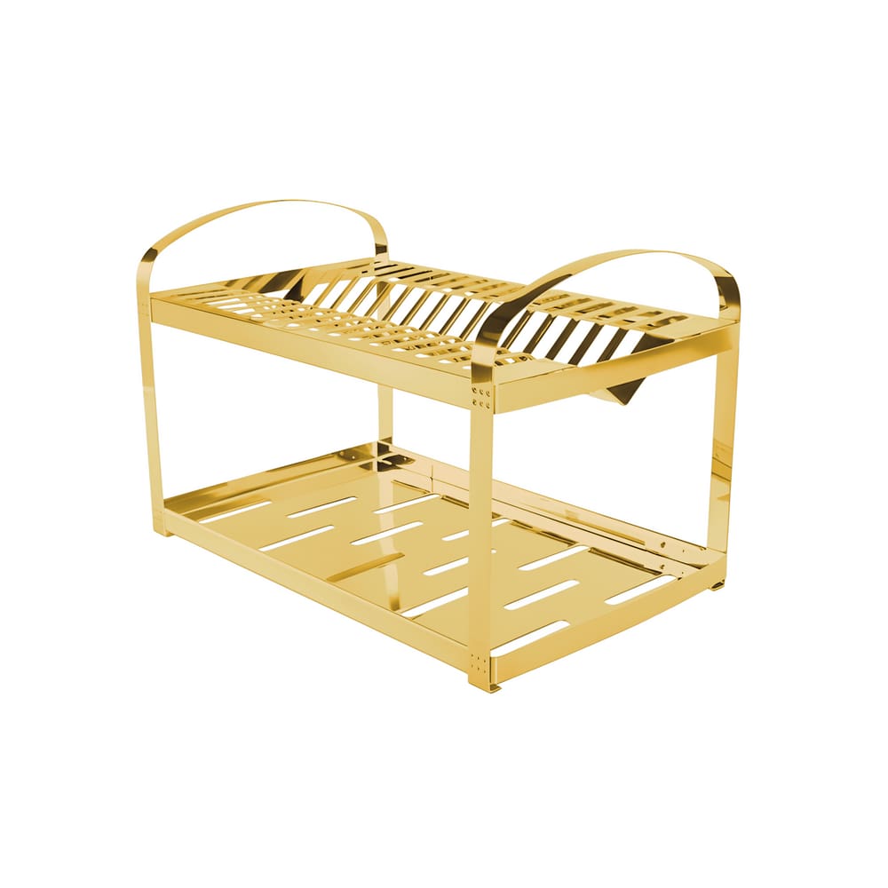 Escorredor de louças 16p inox - Brinox -  Dourado Brilho
