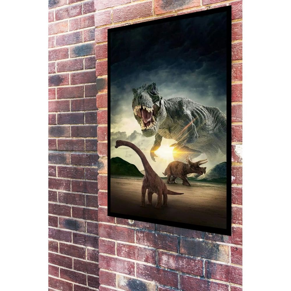 Quadro Decorativo Tiranossauro Rex - 70x50cm