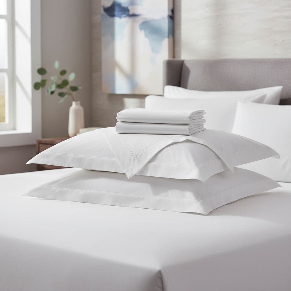 Jogo de Lençol Cama Casal 4 peças 230 Fios Reffinata Color Cor Branco