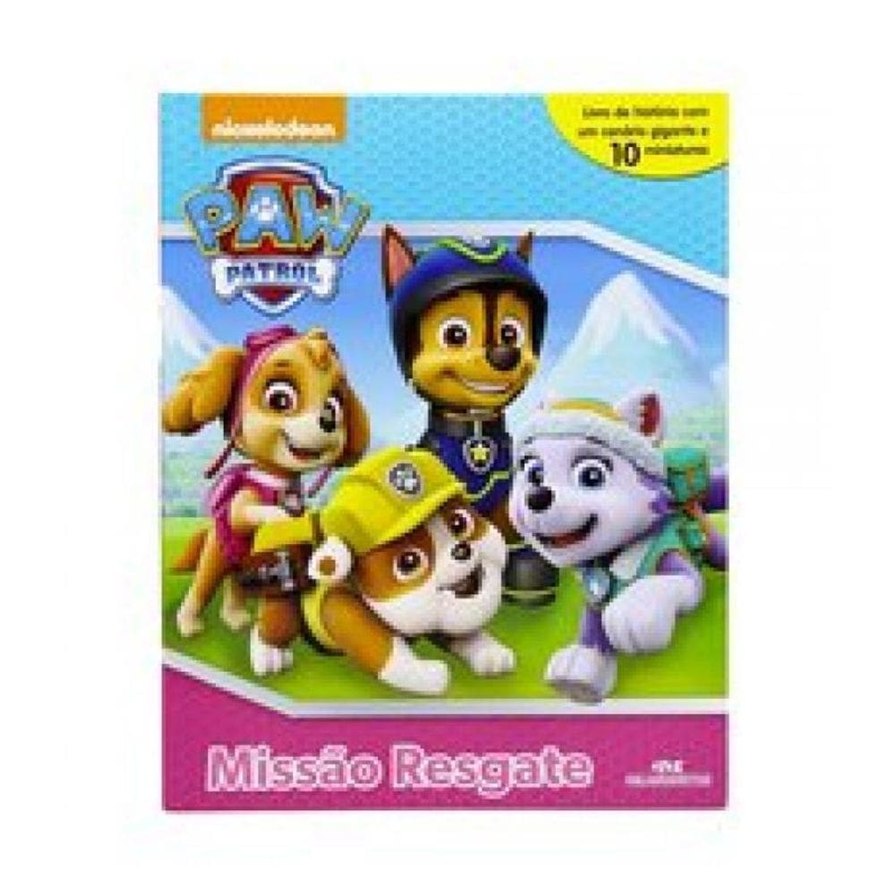 Livro Patrulha Canina -Paw Patrol - Missao Resgate